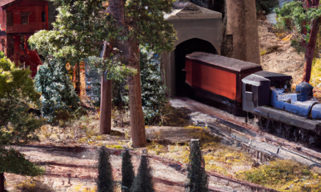 Creating realistic model train scenery